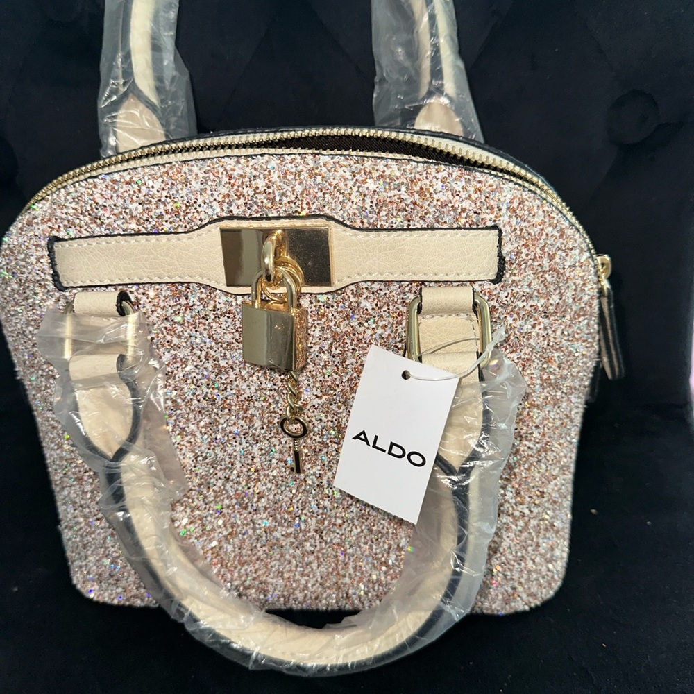 Aldo Barland bag pink glittery( NEW condition) - Picture 3 of 4